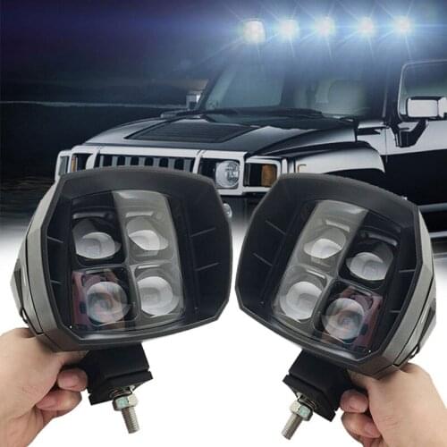 60W LED Work Light Offroad Spot Fog Pod Light Headlight Driving Lamp for ATV SUV UTE Motocycle Motocross Jeep