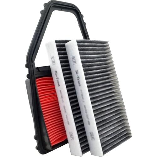 Bi-Trust Engine and Cabin Air Filter for Honda Civic 2001-2005/Acura EL 2002-2005 1.7L CA8911 17220-PLC-000