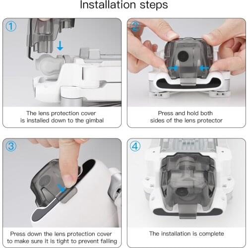 RC Parts Gimbal Camera Lens Protector Cover Cap Accessory RC Parts For Xiaomi FIMI X8 SE 2021 RC Parts