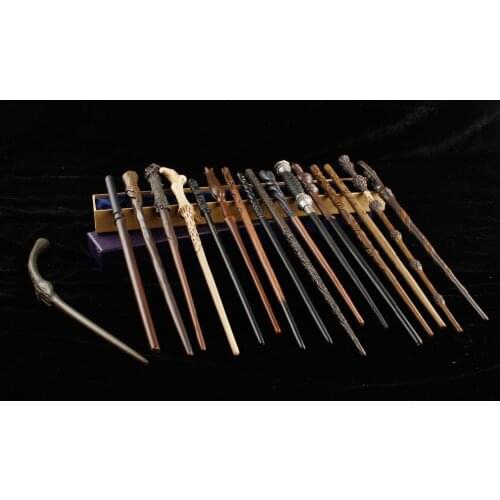 With Iron 36pc Voldermort magic Sirus Black Luna Dumbledore Hermione Granger Severus Snape wand scripture Non-luminous wand
