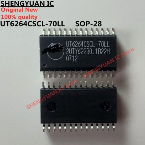 5 pcs/lot UT6264CSCL-70LL UT6264CSCL SOP28 100% new imported original 100% quality