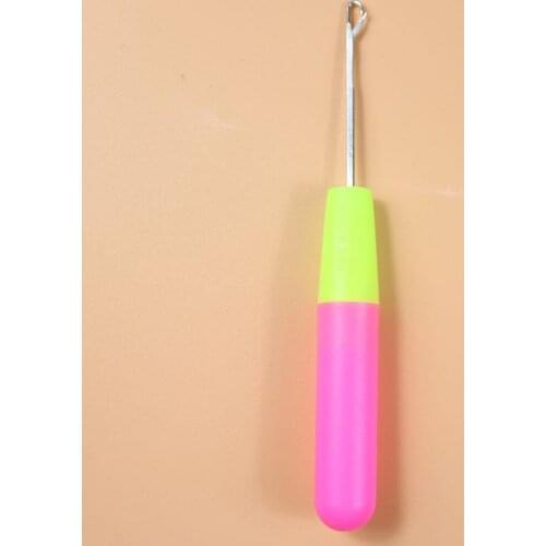 7 Pieces Latch Hook Tool Bentwood Handle Dreadlocks Hook Hook