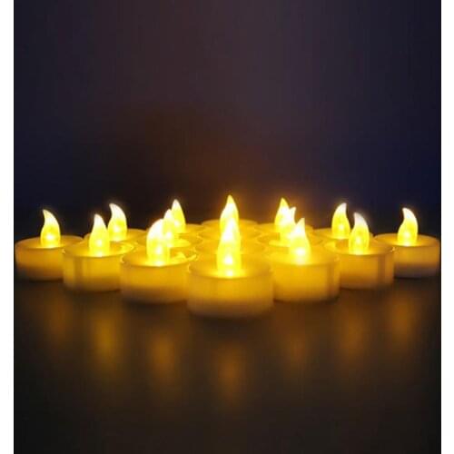 Flameless Smokeless LED Tealight Tea Candle Light Safety Home Bar Decoration