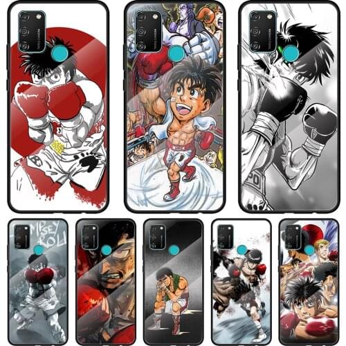 Anime Hajime No Ippo Tempered Glass Cover For Honor 30 20 10 9X 8X Pro Plus Lite Silicone Phone Case Coque