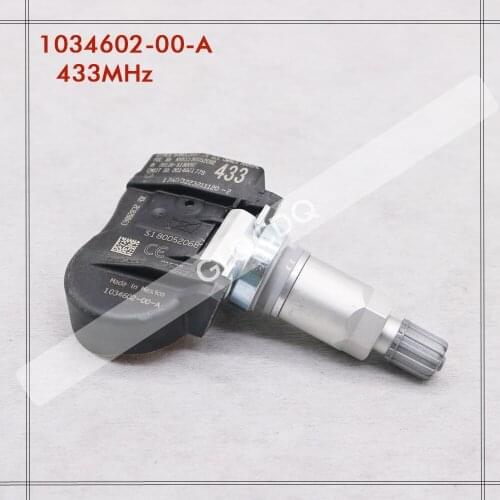 FOR 2014-2022 TESLA MODEL S TIRE PRESSURE SENSOR TPMS 433MHz TIRE AIR PRESSURE SENSOR 1034602-00-A 1074812-00-B 1034602-00-C