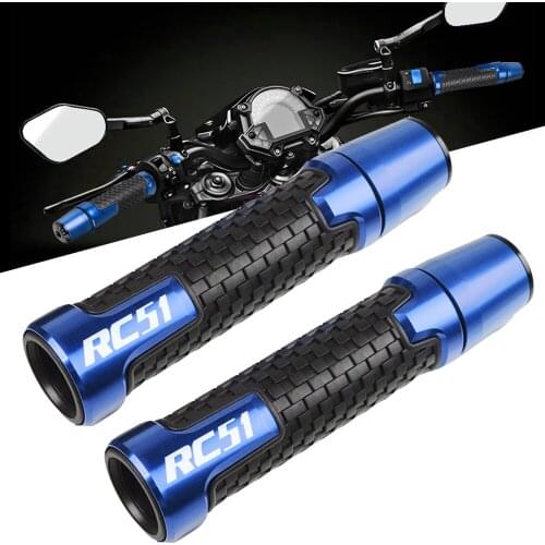 For Honda RC51 Aluminum + plastic motorcycle handlebar grips sets For Honda RC51 RC 51 RC-51 2000 2001 2002 2003 2004 2005 2006
