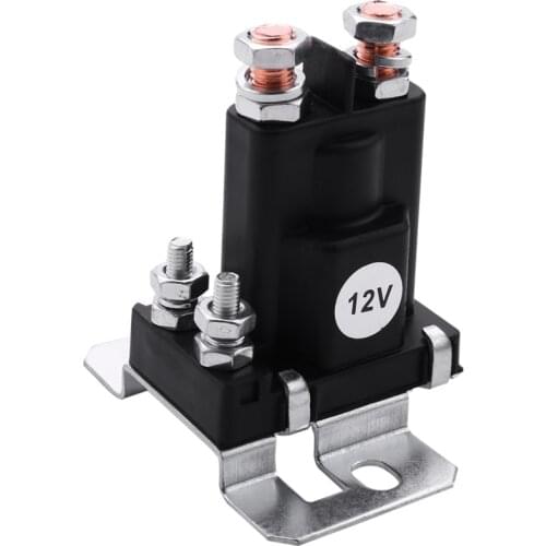 Dual Battery Isolator Relay Start On/Off 4 Pin 500A 12V For Car Power Switch