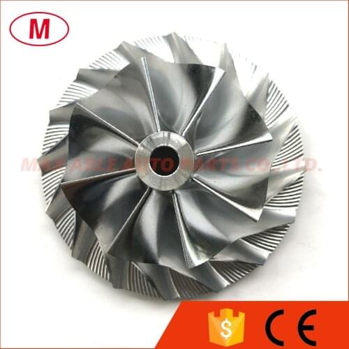 HX40 54.00/83.03mm 8+8 blades Turbo Billet compressor wheel/Aluminum 2618/Milling wheel for 3593918/3599725/3598036/3599479