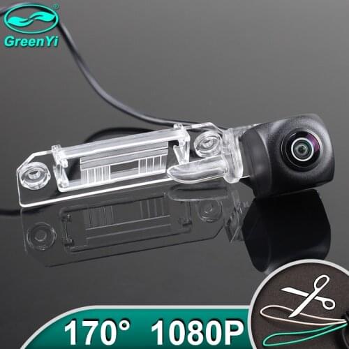 GreenYi AHD 1080P 170° Fisheye Lens Vehicle Rear View Camera For Volkswagen Bora VW Magotan Skoda Superb 2008-2012 Car