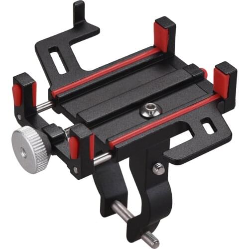 Bike Phone Mount Anti-shake DIY Bicycle Phone Holder Universal Adjustable Bike Mount Bicycle Aluminum Alloy Phone Bracket