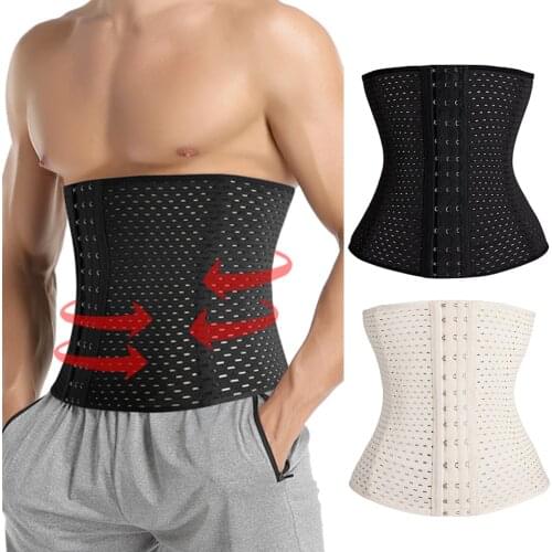 Men Body Shaper Waist Trainer Sauna Suit Sweat Belly Slimming Underwear Weight Loss Waist Cinchers Fat Burner Workout Shapewear