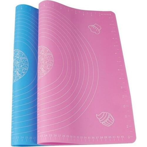 Non-slip Silicone Pastry Mat, Large 20''By 15.7'' for Non Stick Baking Mats, Table Countertop Placemats, Dough Rolling Mat