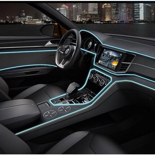 Styling car 3 meters interior EL cold light neon car decoration for Cadillac XTS SRX ATS CTS/Renault Koleos Fluenec Latitude