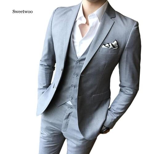 SWEETWOO Mens Casual Suits