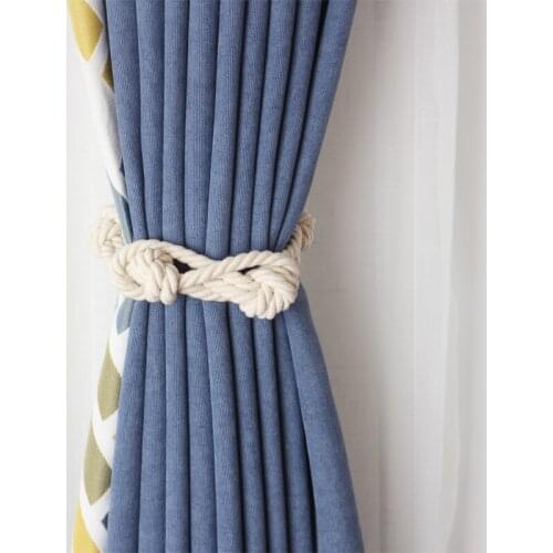 Woven Knot Strap Curtain Tassel Tieback Clips Buckle Hanging Ball Tie Back Straps Holders Accessories Home Decoration для штор