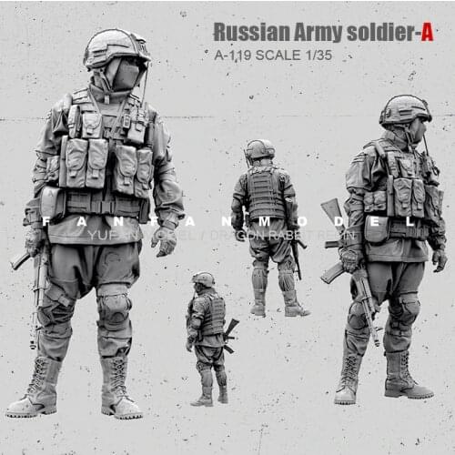 1/35 Resin Figure Kits Russian Special Forces soldier model self-assembled A-119