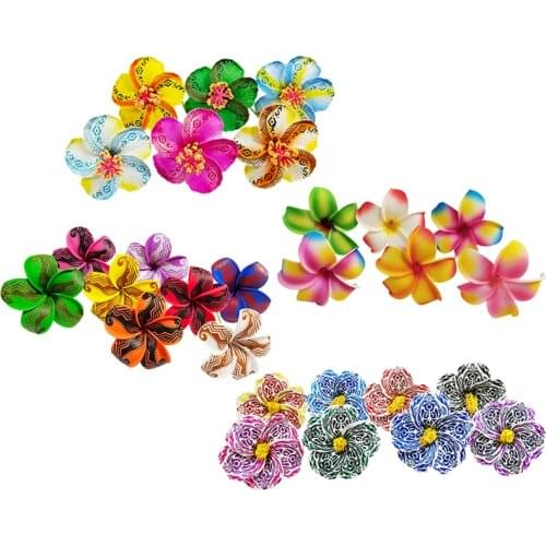 1pcs flowers wedding Christmas Hawaii Summer party DIY decorations Artificial flowers Hula girls favor hair decoration flower