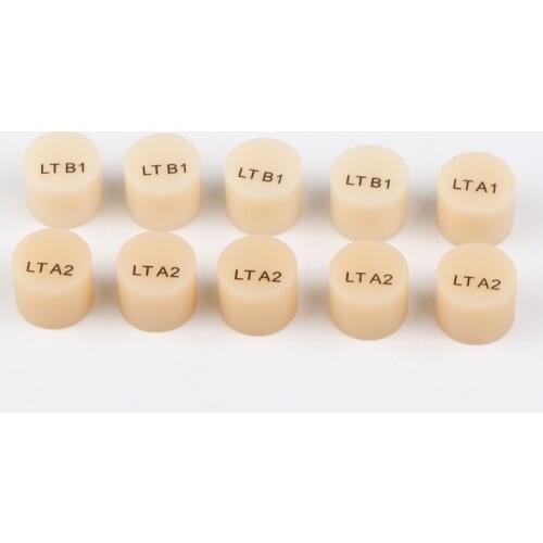 10pcs Dental Press Ingots for dental press system IPS e.max Press Ivoclar Vivadent lithium disilicate glass ceramic press ingots