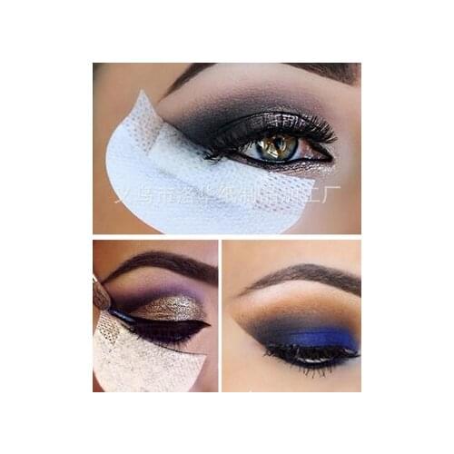 1000bags 10pcs/bag Eyeliner Shield Eye Shadow Eye Patches Disposable Eyelash Extensions Pads Protect Pad Eyes Makeup Tool