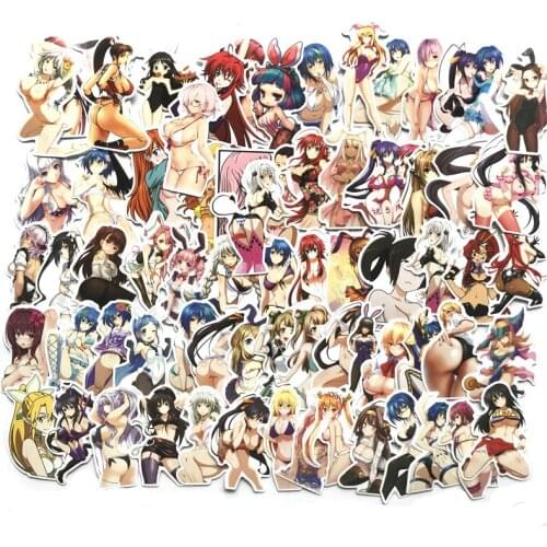 70Pcs/lot 2021 Cartoons of Rabbit Girls and BeautiesLaptop Stickers Luggage Car DIY Styling Vinyl Home Decor Pegatina