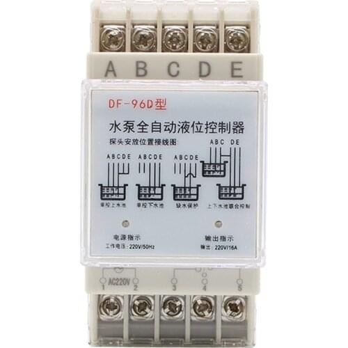 DF-96D Automatic Water Level Controller Pump Cistern Auto Liquid Switch 220V Relay Switch
