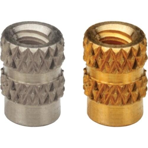 ITB-M3/M4/M5/M6 Brass Insert Nut knukles Nuts Insertos Knurling Copper Rivnut Threaded Rivet Ecrou Cejilla Inserti Tuerca Moeren