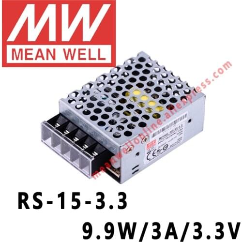 Mean Well RS-15 Series AC/DC 15W Single Output Switching Power Supply meanwell online store