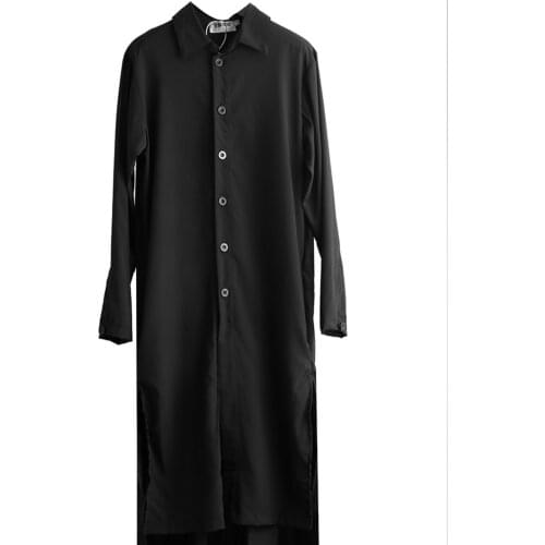 Mens new fashion, versatile and handsome, casual long sleeve shirt and mens coat in spring and Autumn