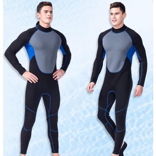Men Full Body suit 3mm Diving Suit Stretchy Swimming Surfing Snorkeling Wetsuit