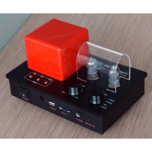 Small desktop HiFi amplifier before sound elegant and refined beautiful small bile stone 009