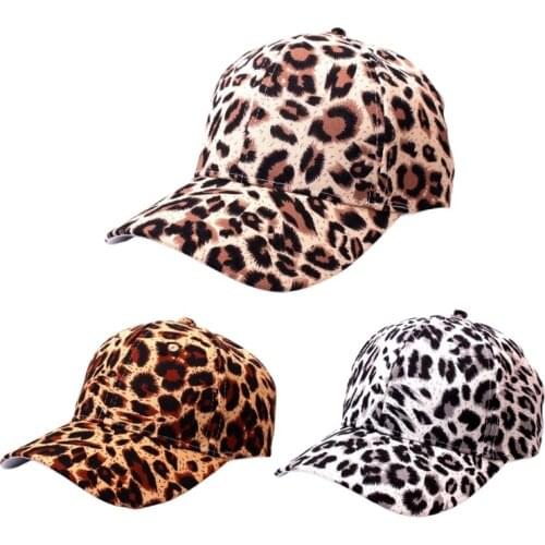 2021 New Leopard Print Men Womens Baseball Sports Dancing Running Party Snapback Hip-Hop Adjustable Sun Hat