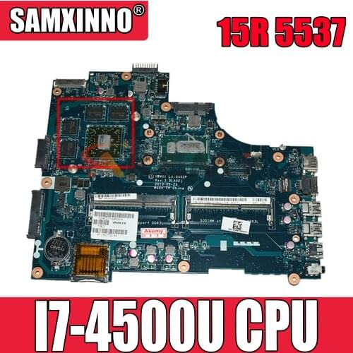 Original laptop Motherboard For DELL Inspiron 15R 5537 3537 I7-4500U Mainboard CN-0P28J8 0P28J8 VBW01 LA-9982P SR16Z 216-0846009