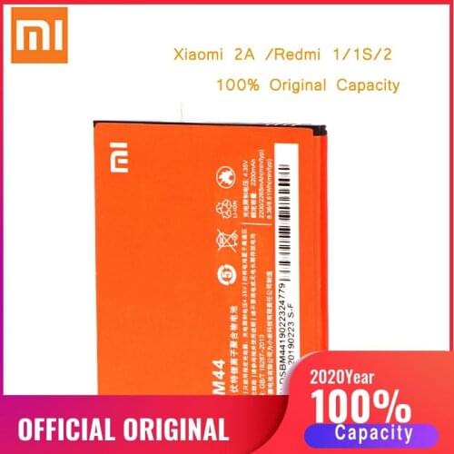 Original Phone Battery for RedMi2 1 1s Battery Xiaomi Mi 2A hongmi BM44 Replacement Batteries Xiomi hongmi 2 bateria 2200mah