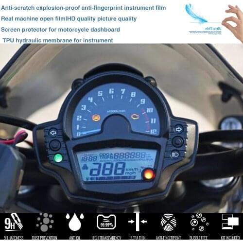 Motorcycle Instrument Cluster Scratch Protection Film Speedometer Screen Protector For Kawasaki Vulcan s 2015-2020