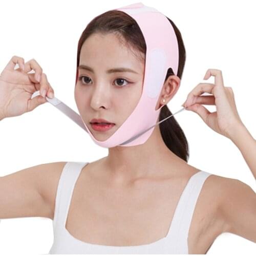Face-lift with Sleep Face V Shaper Facial Slimming Bandage Relaxation Shape Lift Reduce Double Chin Face Thining Band Massage