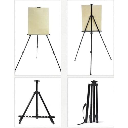 Portable Metal Painting Easel Stand Adjustable Foldable Display Holder with Carry Bag for Artist Art Sketching Drawing Display