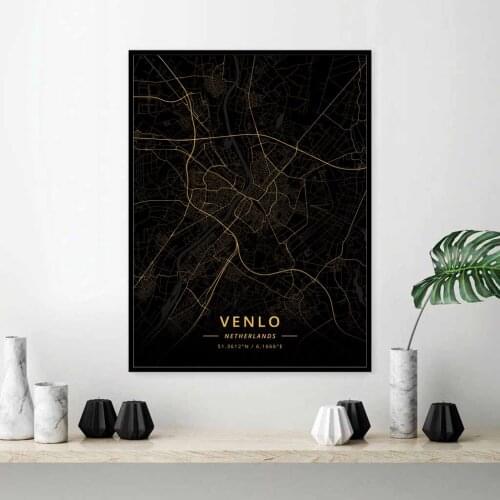 City Venlo Zoetermeer Zwolle Netherlands Poster