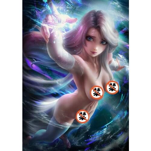 Print movie Elsa lady girl poster art silk or canvas 16x24 24x36 inch living room bedroom decorative painting