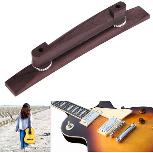Professional 6 String Archtop Jazz Guitar Adjustable Floating Rosewood Bridge for Musical Stringed Instruments Guitar Parts