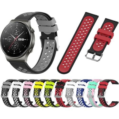 Colorful Silicone Strap For HUAWEI WATCH GT 2 Pro Smartwatch Band For HUAWEI GT2 Pro Replace Bracelet Watchband