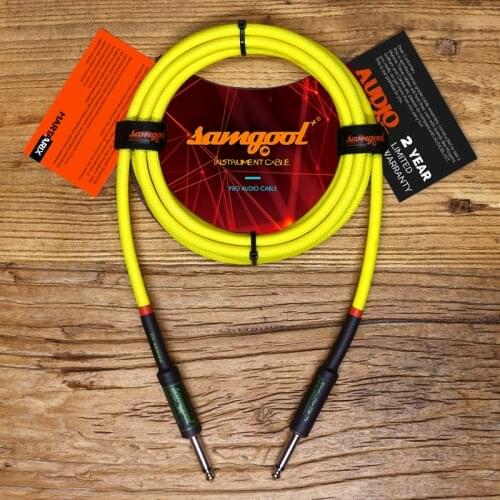 Samgool+ guitar audio cable noise reduction performance electric box audio ring bass effect electronic drum instrument sound