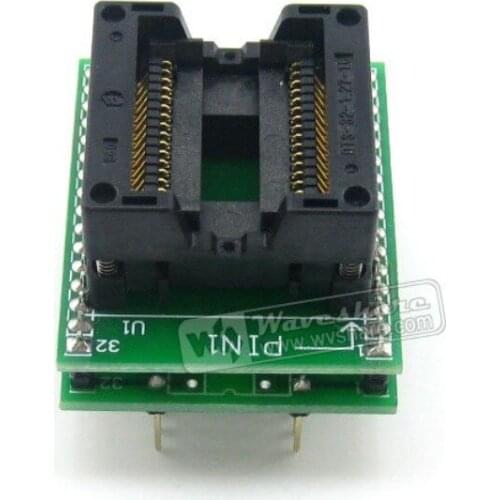 SO32 SOIC32 SOP32 TO DIP32 (B) OTS-32-1.27-16 Enplas IC Adapter Test Socket 1.27mm Pitch 11.25mm Width