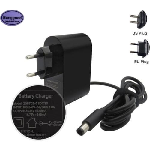 US/EU 24.35V 0.348A AC Charger Adapter for Dyson DC30 DC31 DC34 DC35 DC44 DC45 DC56 Vacuum Cleaner Power Supply Adaptor Charger