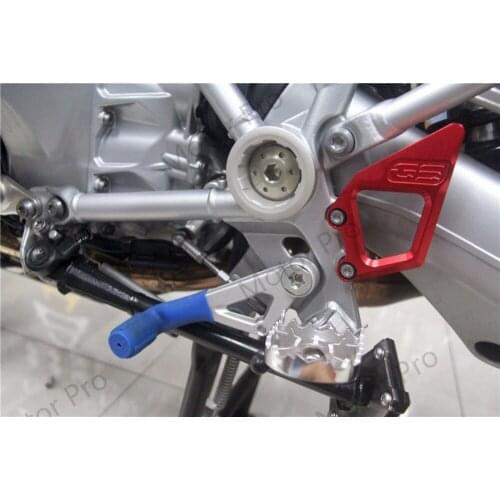 Heel Guard Plate For BMW R1200GS 2013 - 2018 R 1200 GS CNC-Machined Foot Peg Protector R1200GS ABS ADVENTURE 2014 2015 2016 2017