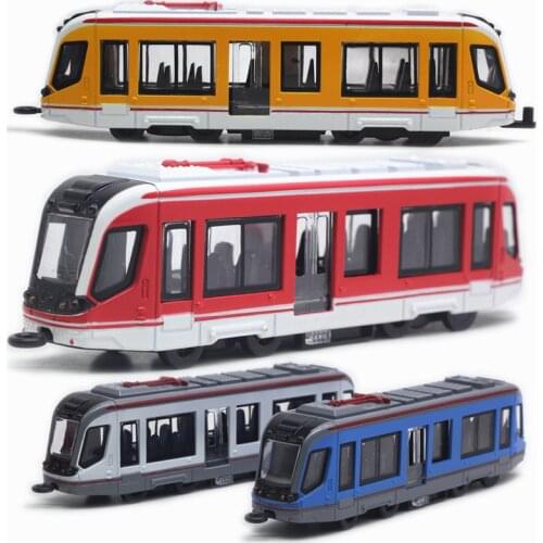 1:90 alloy pull back double-head tram train,high simulation sound effect sound light,childrens educational toys,free shipping