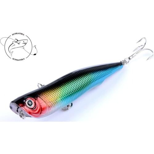 1Pcs 10.5cm/15.7g Floating Pencil Lure Fishing Bait Artificial Minnow Hard Lures 3D Eyes Pesca Isca With 6# Hooks For Fishing