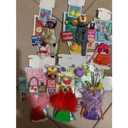 30cm doll bratz doll Monster High School Doll Clothes Skirt Suit Replacement Play Clothes