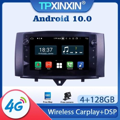 Android 10 For BMW Smart 2011 2012 - 2015 Car Radio Multimedia Video Audio Recorder DVD Player Navigation HeadUnit GPS 2din