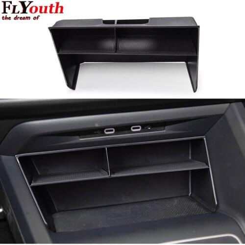 Car central armrest box For Volkswagen VW Golf 8 2020 Interior Accessories Stowing Tidying Center Console Organizer BLACK