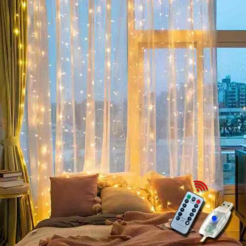 Белла сад LED Garland Curtains
